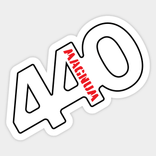 440 Magnum - Badge Design Sticker